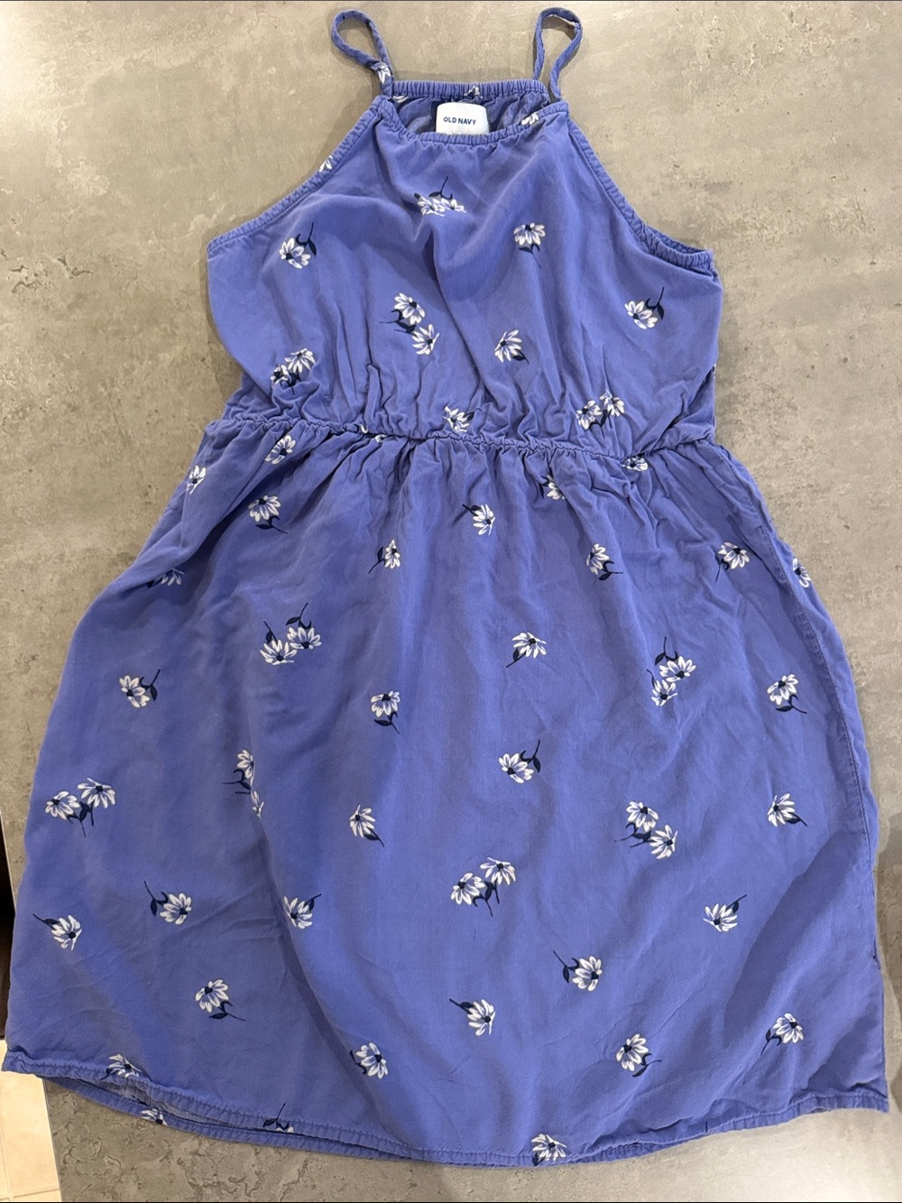 Old Navy Lavender Floral Halter Dress